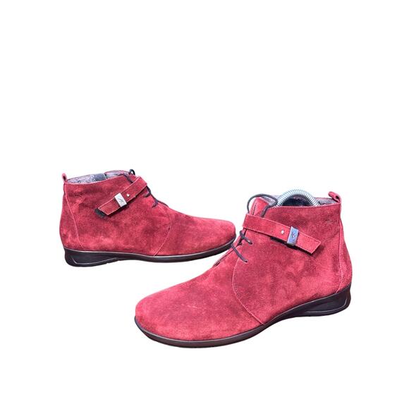 Women's fluchos chukka boots with rubber sole size 40 euro - Us 9.5 - Picture 1 of 7